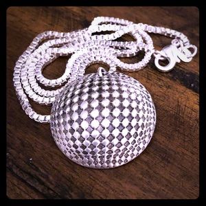 Handcrafted Fine Silver Pendant Necklace